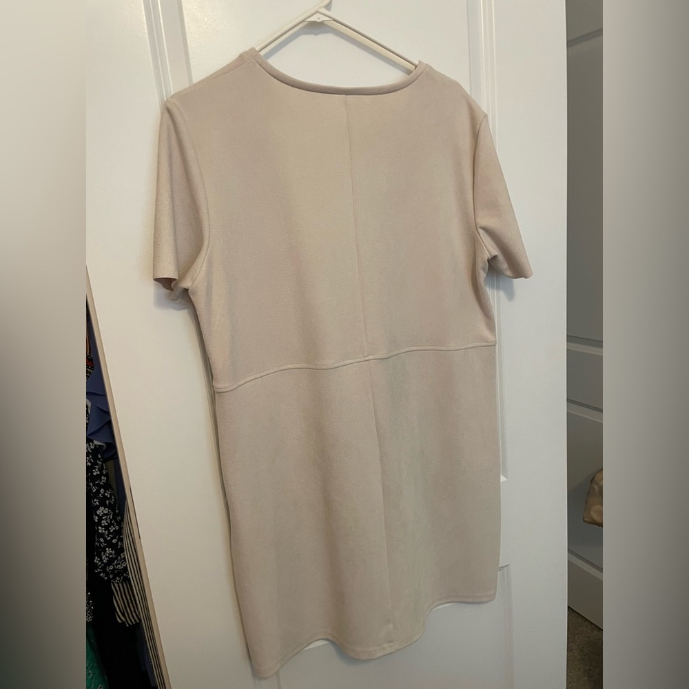 Zara Faux Suede Dress with pockets
